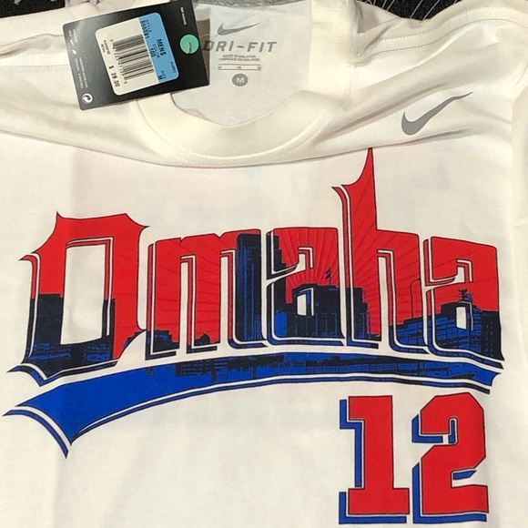2012 NIKE DRI-FIT OMAHA COLLEGE WORLD SERIES SHIRT - Picture 6 of 8